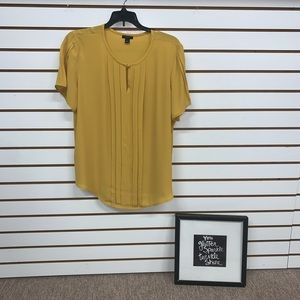 Chiffon like Mustard Blouse